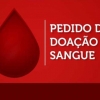 Pedido de doação de sangue